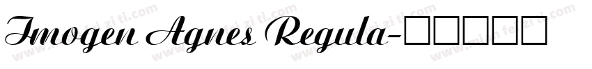Imogen Agnes Regula字体转换